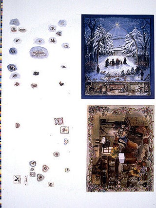 Item #12814 ADVENT CALENDARS PROOF SHEET. Tasha Tudor