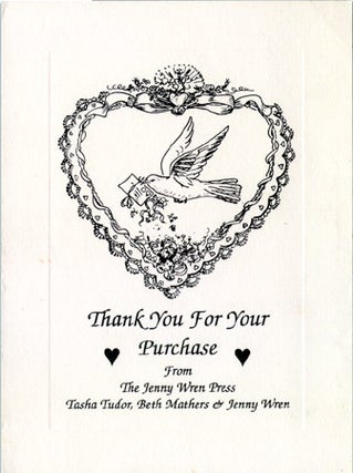 Item #16433 THANK YOU FOR YOUR PURCHASE [Dove in heart