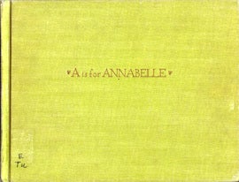 A IS FOR ANNABELLE | Tasha Tudor | 1st edition, 2nd printing 1957