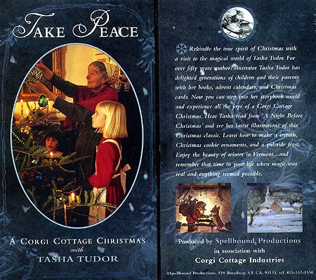 Item #18155 TAKE PEACE! A CORGI COTTAGE CHRISTMAS--PAL. Sarah Kerruish.