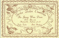 Item #21281 TASHA TUDOR CREATIONS JENNY WREN PRESS Business Card. Tasha Tudor