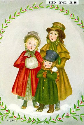 Item #21513 ID TC 38B POSTAL CARD "Christmas Carolers"