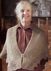 Item #21900 "TIP-TO-TIP" A TUDOR COTTAGE SHAWL; : an exclusive of Cellar Door Books!