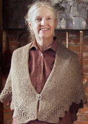 "TIP-TO-TIP" A TUDOR COTTAGE SHAWL; : an exclusive of Cellar Door Books!