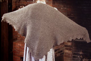 "TIP-TO-TIP" A TUDOR COTTAGE SHAWL; : an exclusive of Cellar Door Books!
