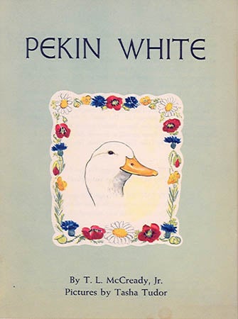Item #24515 PEKIN WHITE ADVERTISING FLYER. T. L. McCready, Jr.