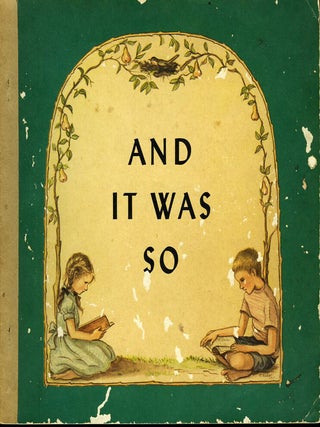 Item #25267 AND IT WAS SO. Bible