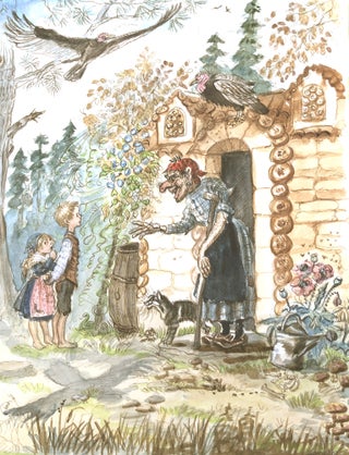 "Hansel and Gretel" ORIGINAL ART FROM TASHA TUDOR'S BEDTIME BOOK