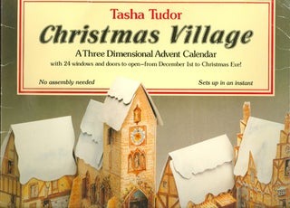 Item #26138 CHRISTMAS VILLAGE; : A THREE DIMENSIONAL ADVENT CALENDAR WITH 24 WINDOWS AND DOORS TO...