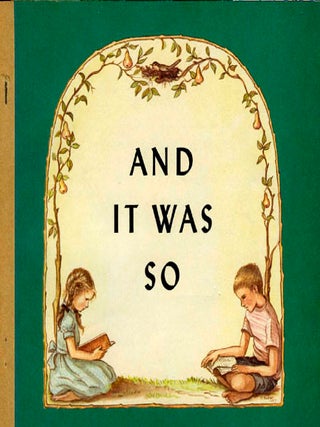 AND IT WAS SO