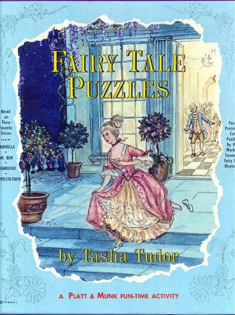 Item #27853 FAIRY TALE PUZZLES [blue]. Tasha Tudor.