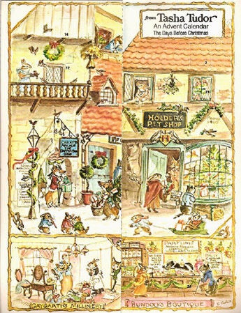 Item #27859 FROM TASHA TUDOR AN ADVENT CALENDAR THE DAYS BEFORE CHRISTMAS. Tasha Tudor.