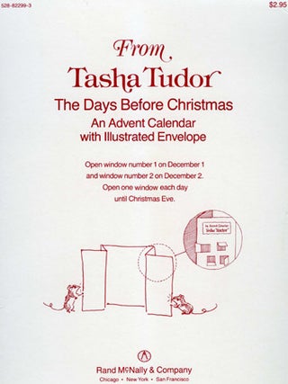 FROM TASHA TUDOR AN ADVENT CALENDAR THE DAYS BEFORE CHRISTMAS