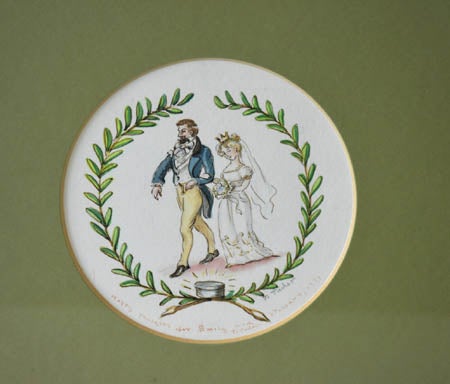 Item #28183 WEDDING PAINTING TO EMILY AND STEWART, 1977