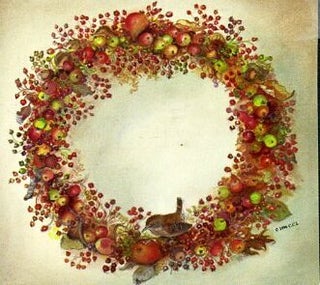 JWP CO 62 CHRISTMAS WREATH STICKERS