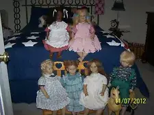 6 ORIGINAL BAREFOOT CHILDREN [Dolls] M I B