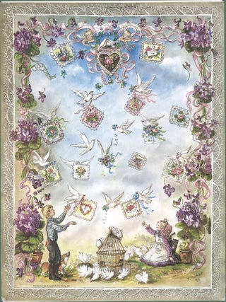 Item #28719 DOVE VALENTINE CALENDAR (Make your own Kit