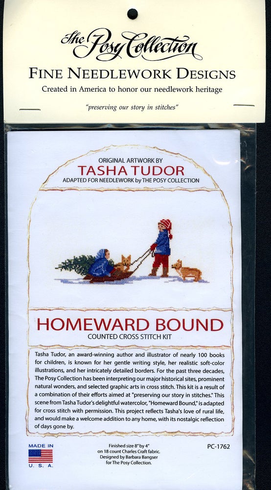 Item #29023 HOMEWARD BOUND: Counted Cross Stitch Kit. Tasha Tudor.