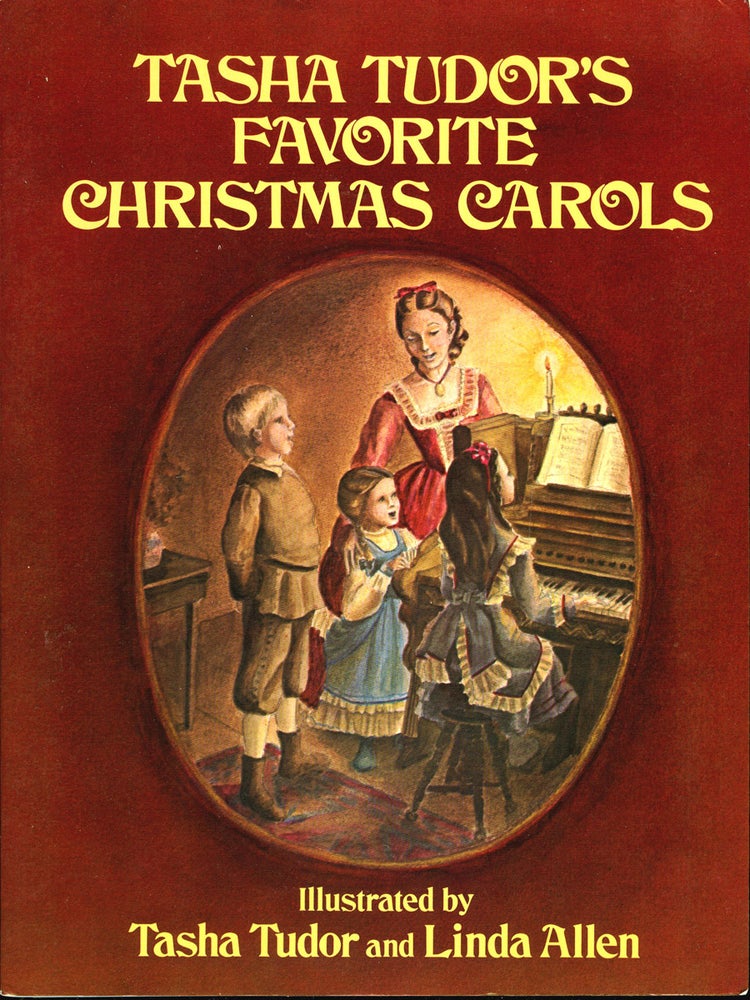 Item #29130 TASHA TUDOR'S FAVORITE CHRISTMAS CAROLS. Tasha Tudor, Linda Allen.