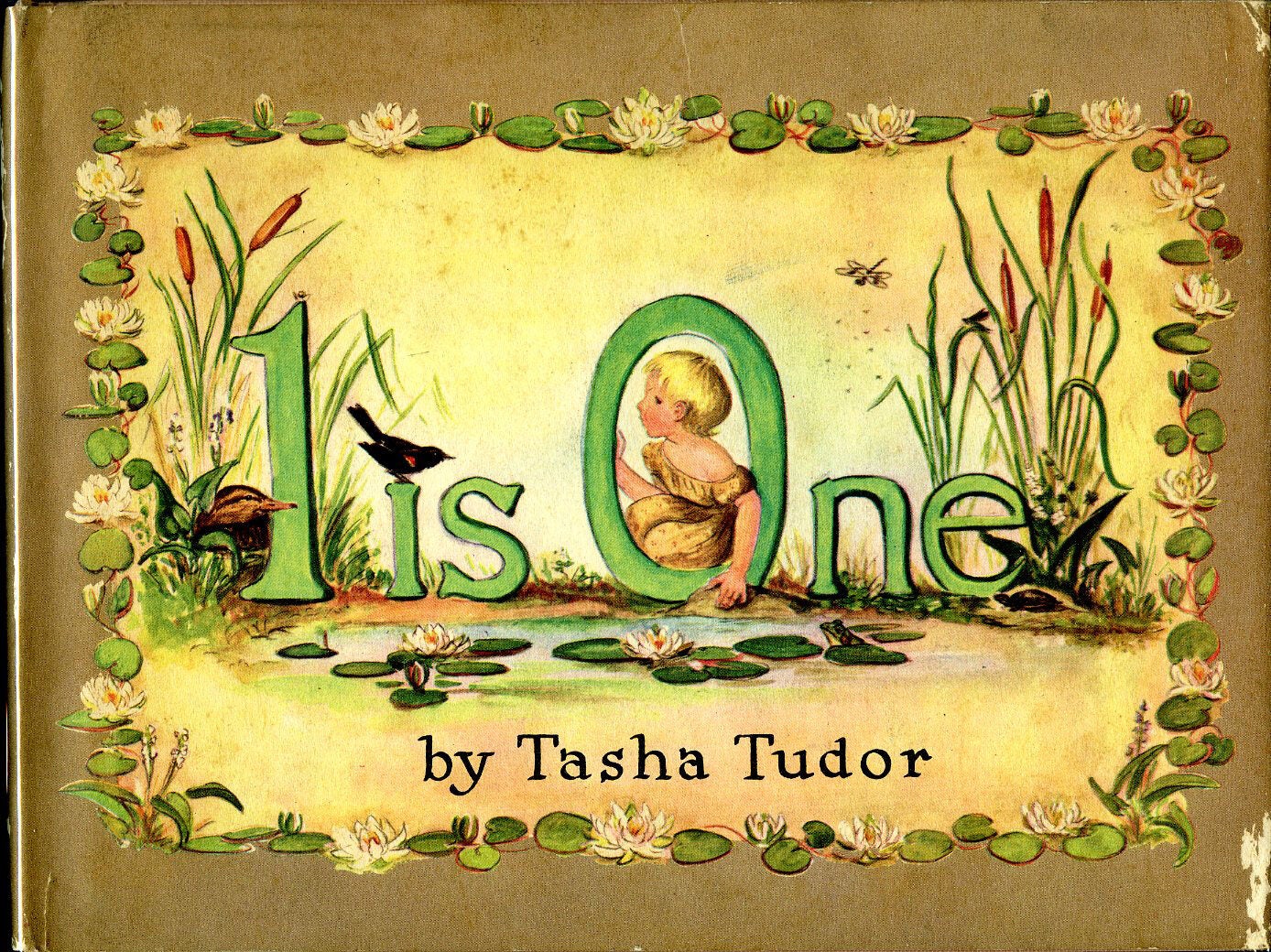 1 IS ONE | Tasha Tudor | 1st Walck reprint edition