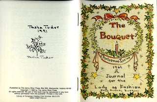 Item #29241 The BOUQUET; CHRISTMAS ISSUE 1962. A JOURNAL FOR THE LADY OF FASHION. Tasha Tudor