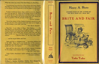 Item #29244 BRITE AND FAIR; : A SEQUEL TO THE REAL DIARY OF A REAL BOY. Henry A. Shute