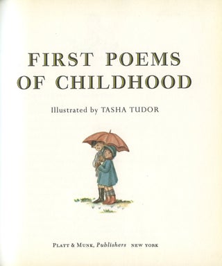 FIRST POEMS OF CHILDHOOD