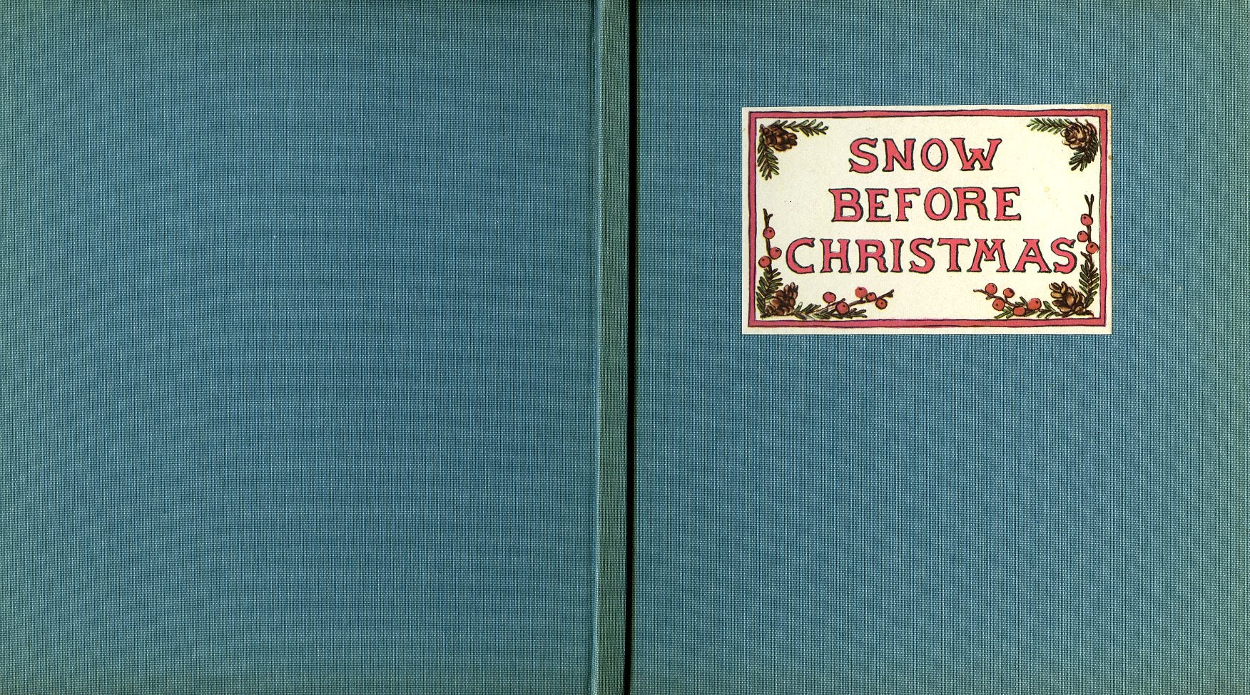 SNOW BEFORE CHRISTMAS Tasha Tudor 1st edition, 4th printing 1946