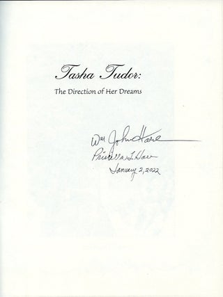 TASHA TUDOR: THE DIRECTION OF HER DREAMS; THE DEFINITIVE BIBLIOGRAPHY AND COLLECTORS' GUIDE