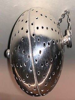 SILVER TEA BALL