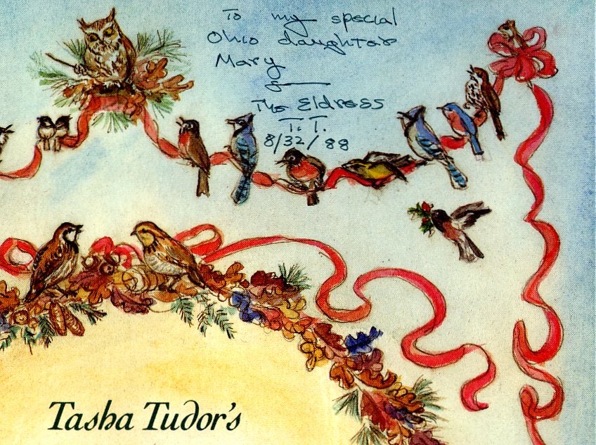 TASHA TUDOR'S ADVENT CALENDAR A WREATH OF DAYS Tasha Tudor 1st edition