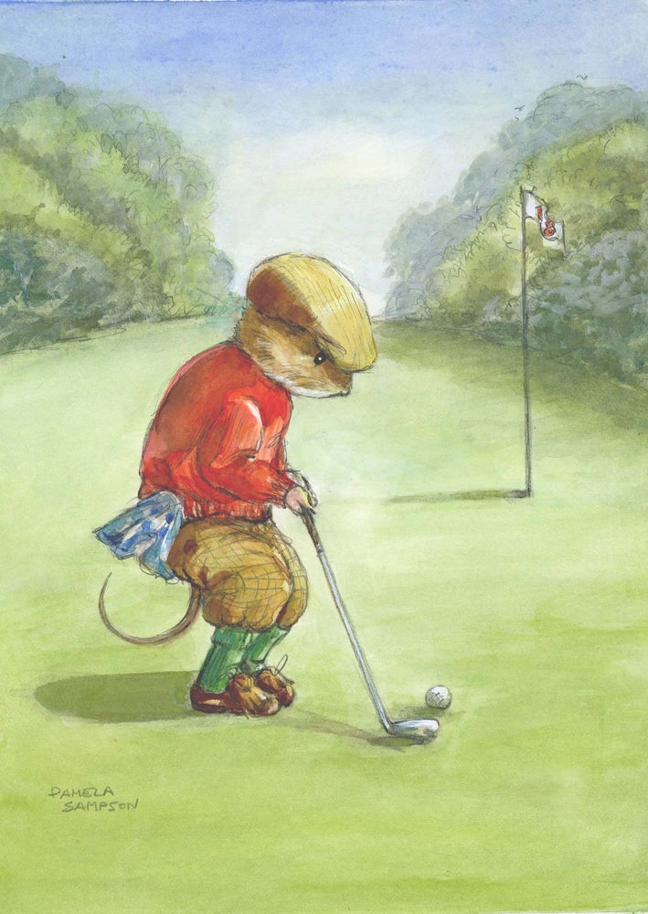 Item #29652 "The Golfer" Pamela Sampson.