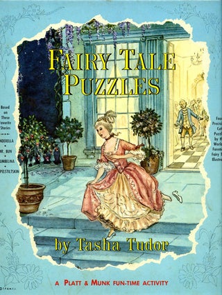 Item #29687 FAIRY TALE PUZZLES [blue box]. Tasha Tudor