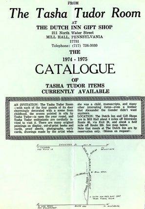 Item #29696 FROM THE TASHA TUDOR ROOM AT THE DUTCH INN GIFT SHOP . . . THE 1974-1975 CATALOGUE OF...