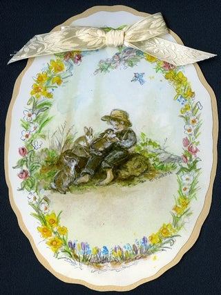 Easter egg ornament [yellow egg