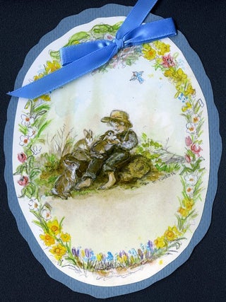 Easter egg ornament [blue egg