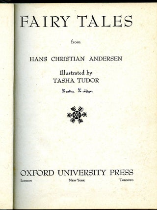 FAIRY TALES from HANS CHRISTIAN ANDERSEN