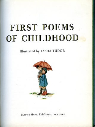 FIRST POEMS OF CHILDHOOD