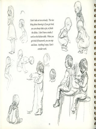 The TASHA TUDOR SKETCHBOOK SERIES FAMILY AND FRIENDS; Selected drawings from the Personal sketchbooks of Tasha Tudor