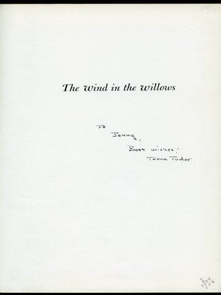 The WIND IN THE WILLOWS
