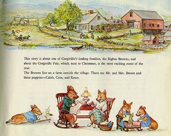 CORGIVILLE FAIR | Tasha Tudor | 1st edition