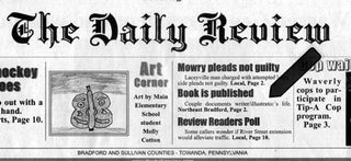 Item #8485 The DAILY REVIEW March 5, 1999