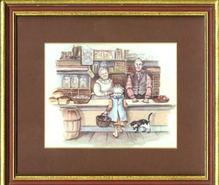 "BECKY'S BIRTHDAY " FRAMED and MATTED PAGE #14 of Caleb's store